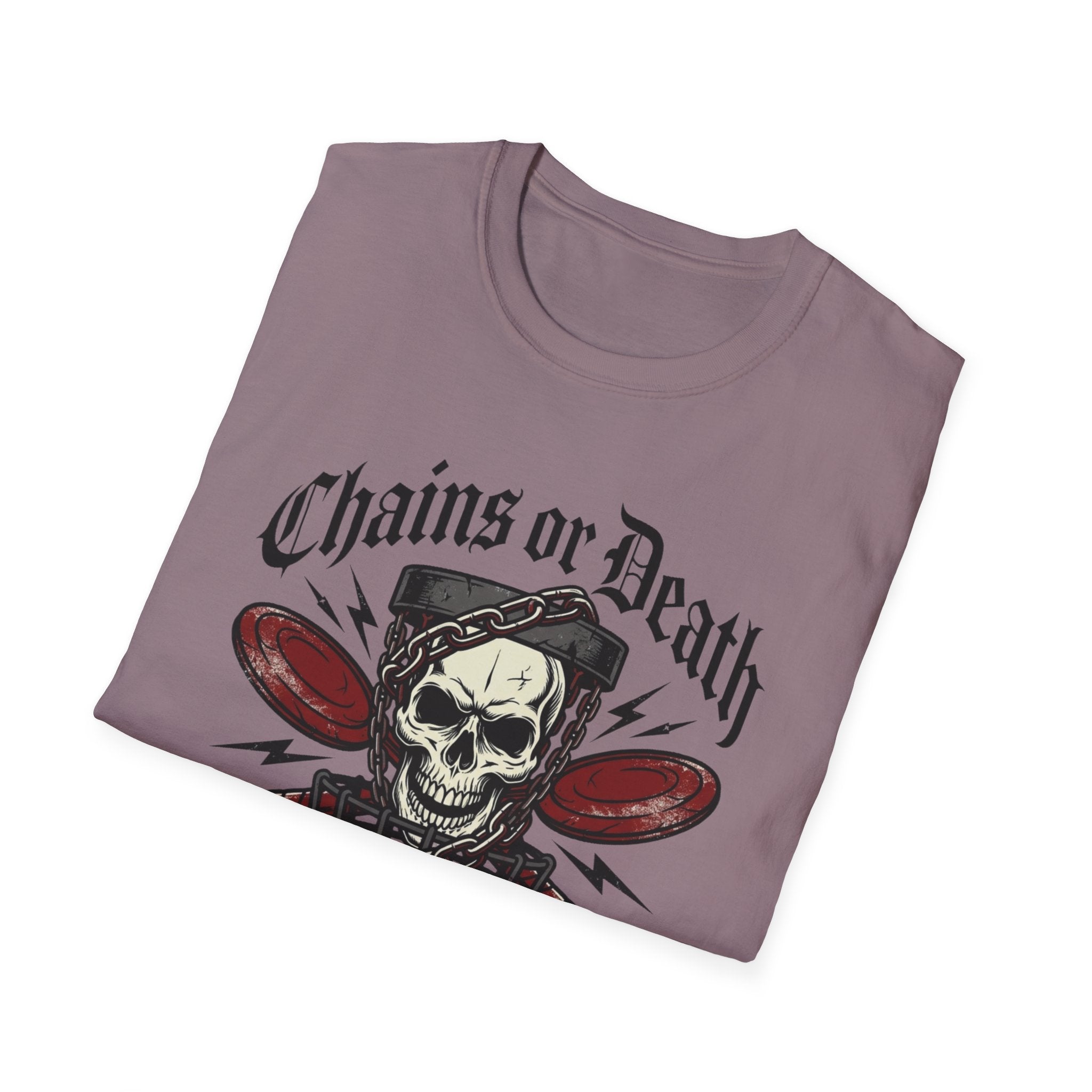 Chains or Death Vintage Disc Golf T-Shirt