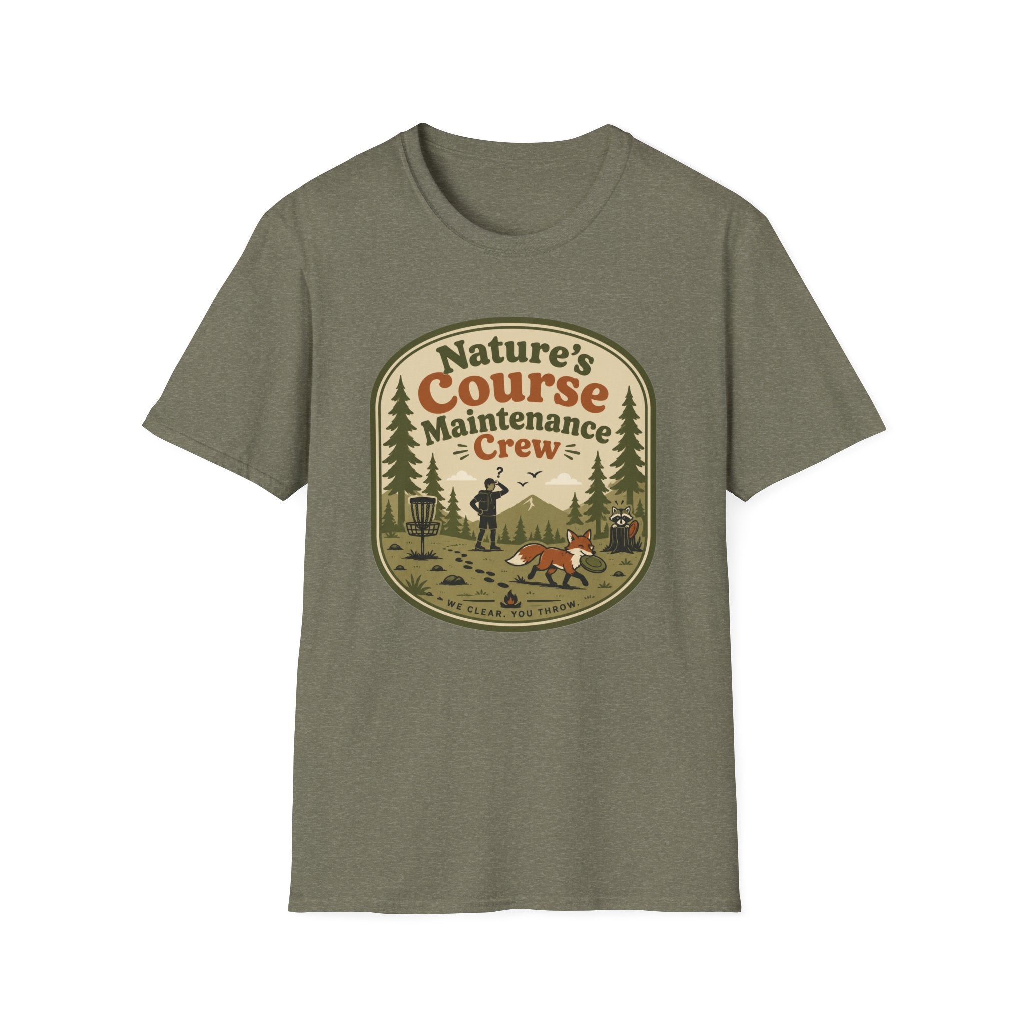 Nature Course Maintenance Vintage Disc Golf T-Shirt