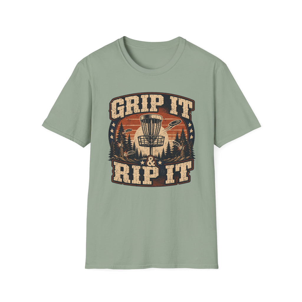 Grip It and Rip It Vintage Disc Golf T-Shirt