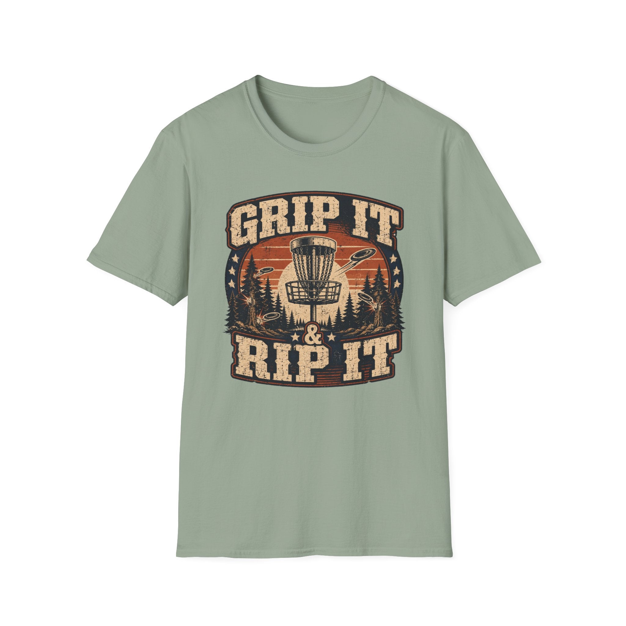 Grip It and Rip It Vintage Disc Golf T-Shirt