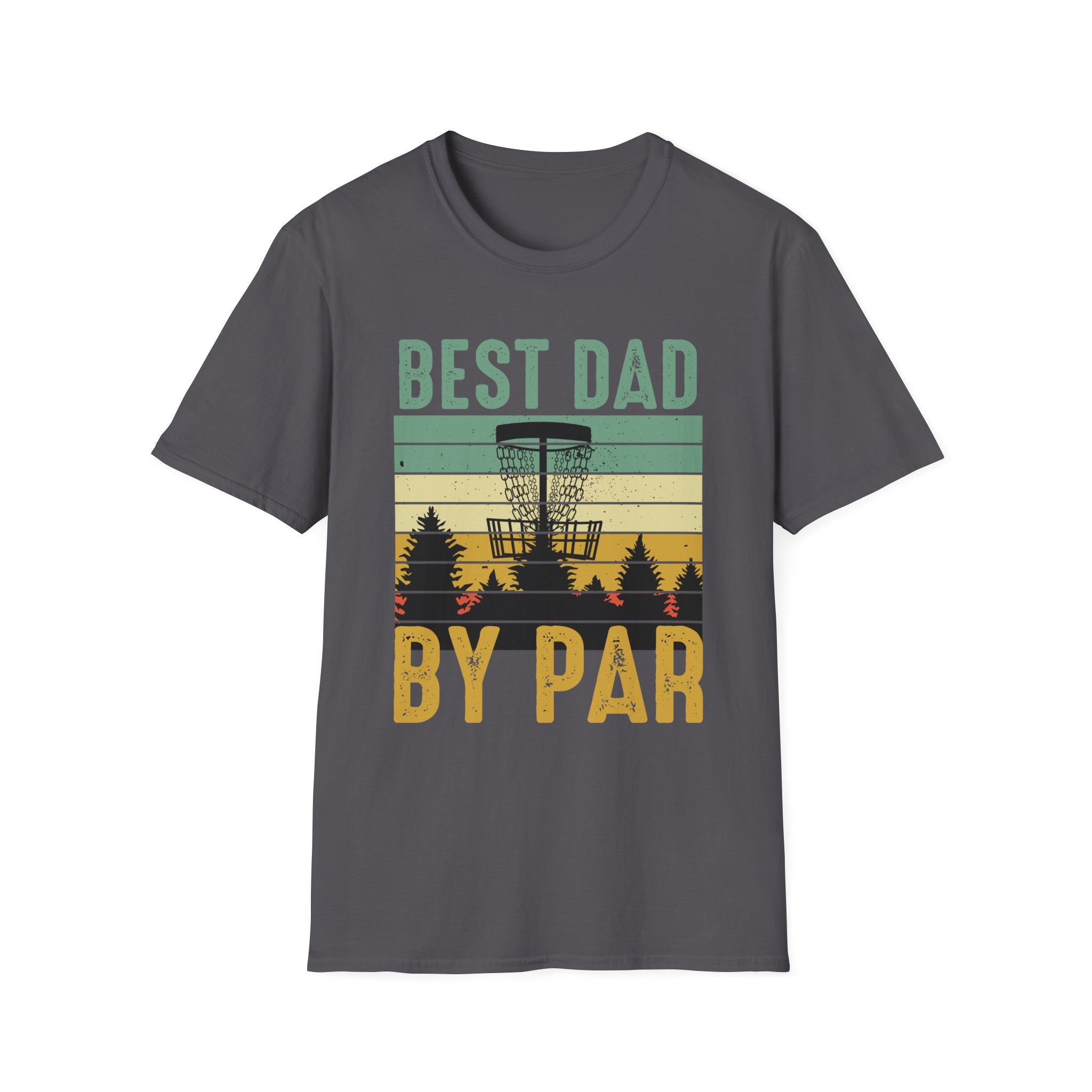 Best Dad By Par Vintage Disc Golf T-Shirt