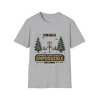 Course Difficulty Impossible Vintage Disc Golf T-Shirt