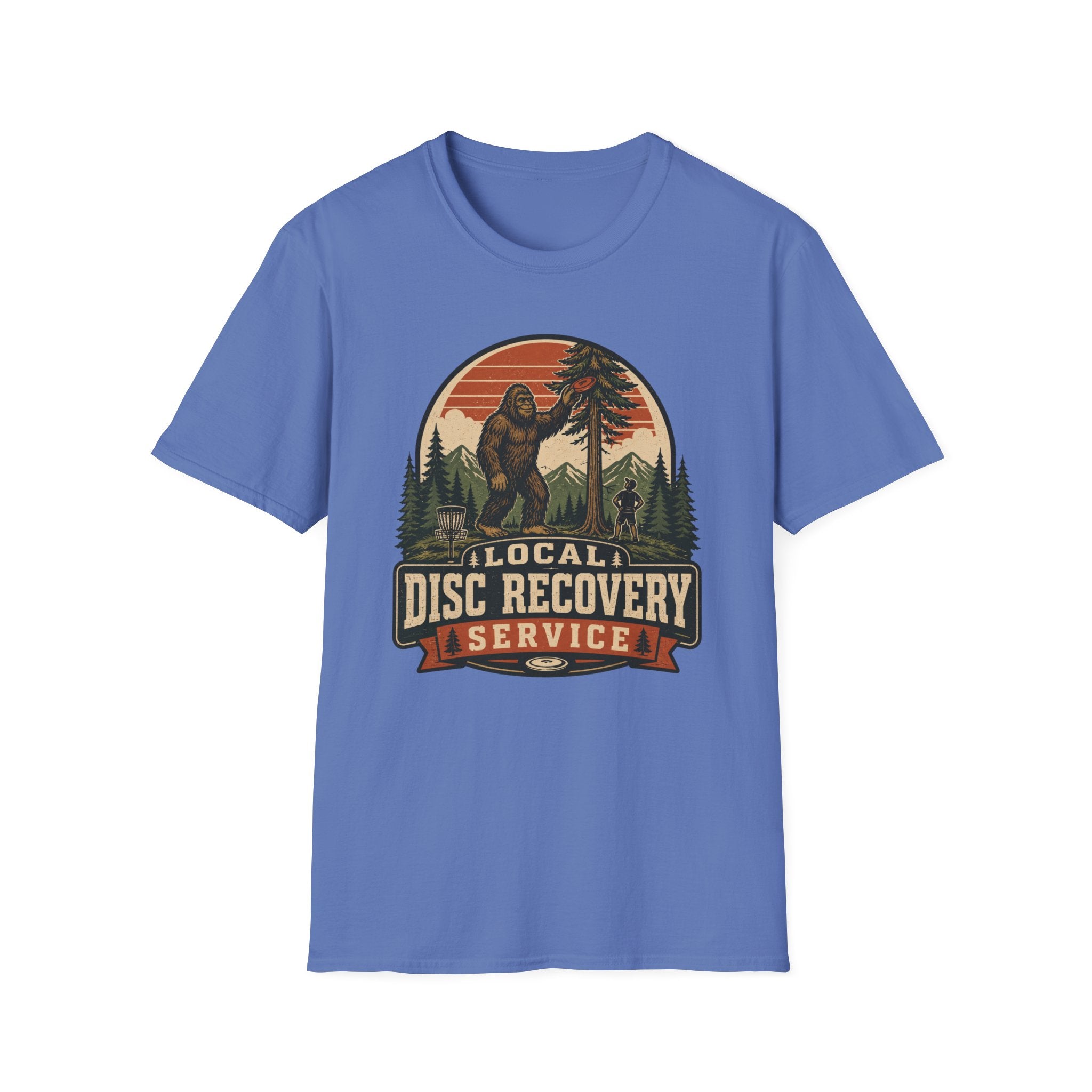 Local Disc Recovery Service Vintage Disc Golf T-Shirt