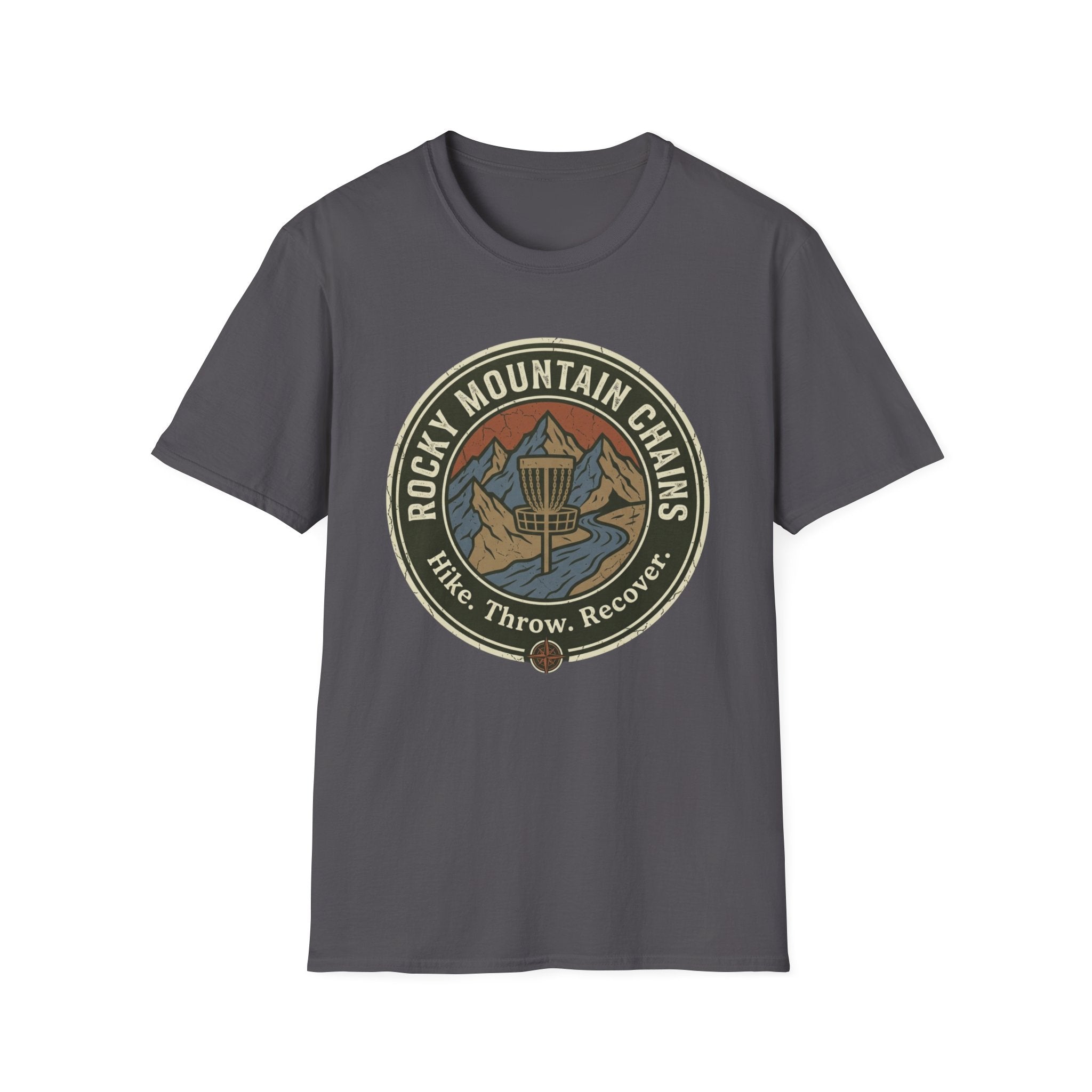 Rocky Mountain Chains Vintage Disc Golf T-Shirt
