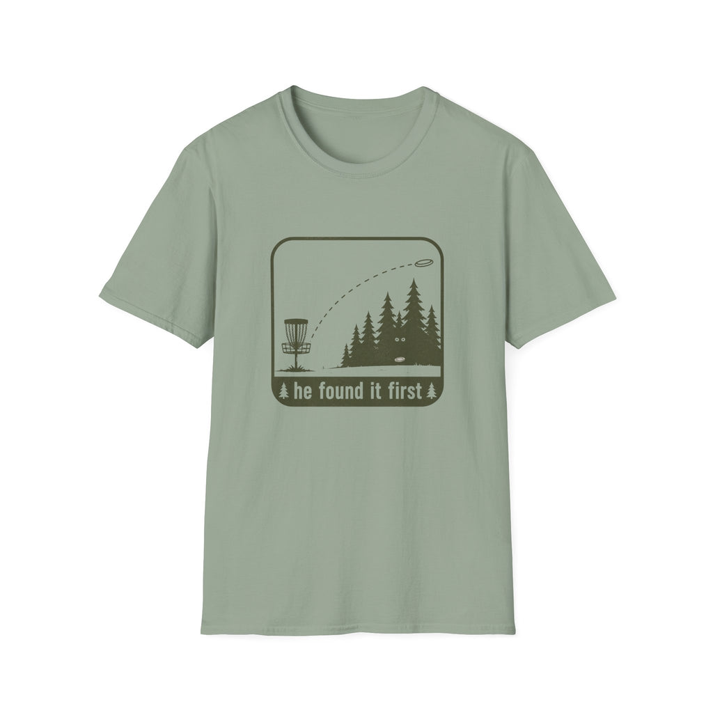 He Found It First Disc Golf T-Shirt