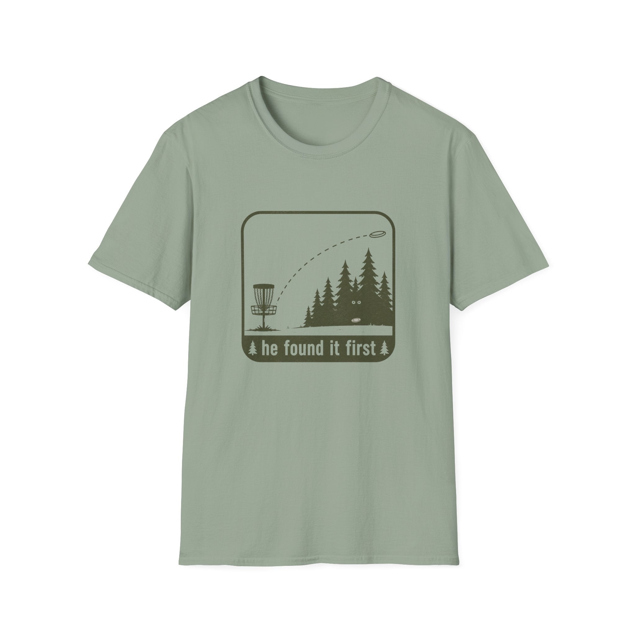 He Found It First Disc Golf T-Shirt