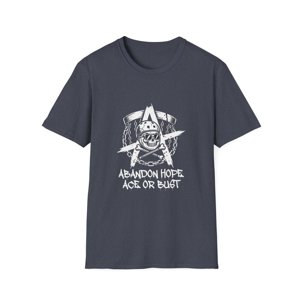 Abandon Hope - Ace or Bust Vintage Disc Golf T-Shirt