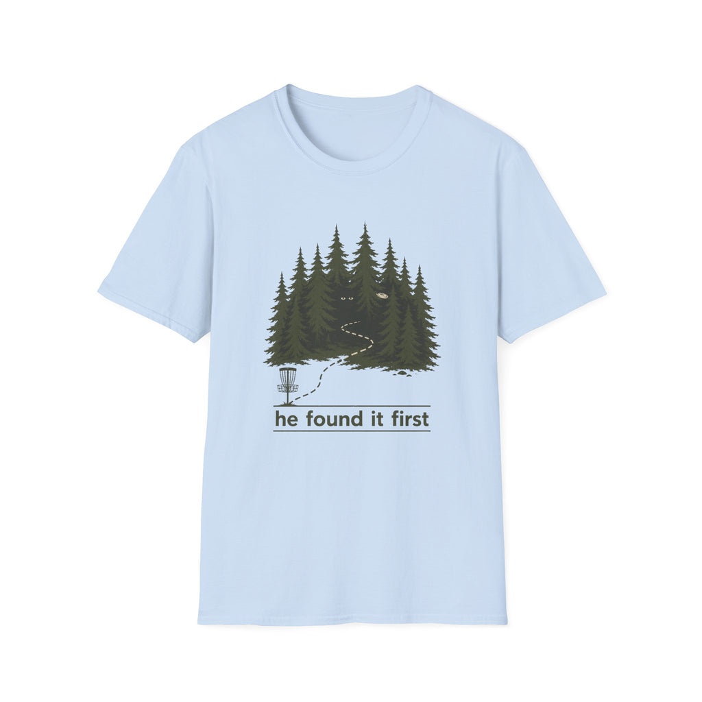 He Found It First Vintage Disc Golf T-Shirt