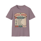 Course Cafe Menu Vintage Disc Golf T-Shirt