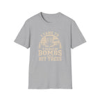 Throw Bombs Vintage Disc Golf T-Shirt