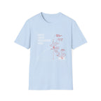 Kinetic Energy Displacement Model Vintage Disc Golf T-Shirt