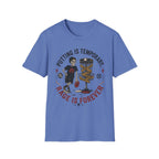 Putting is Temporary Vintage Disc Golf T-Shirt