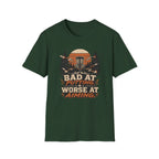 Bad at Putting - Worse at Aiming Vintage Disc Golf T-Shirt