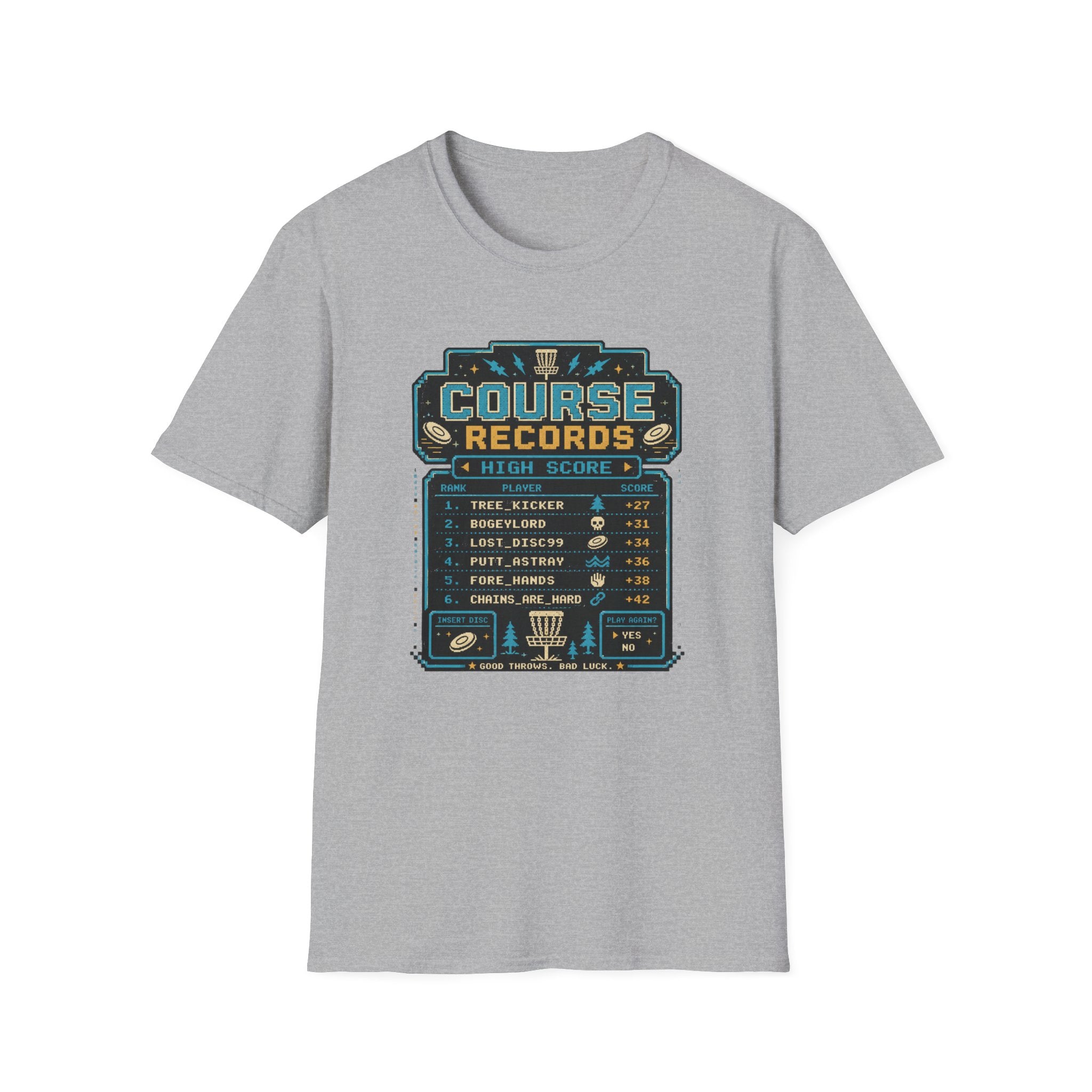 Course Records Vintage Disc Golf T-Shirt