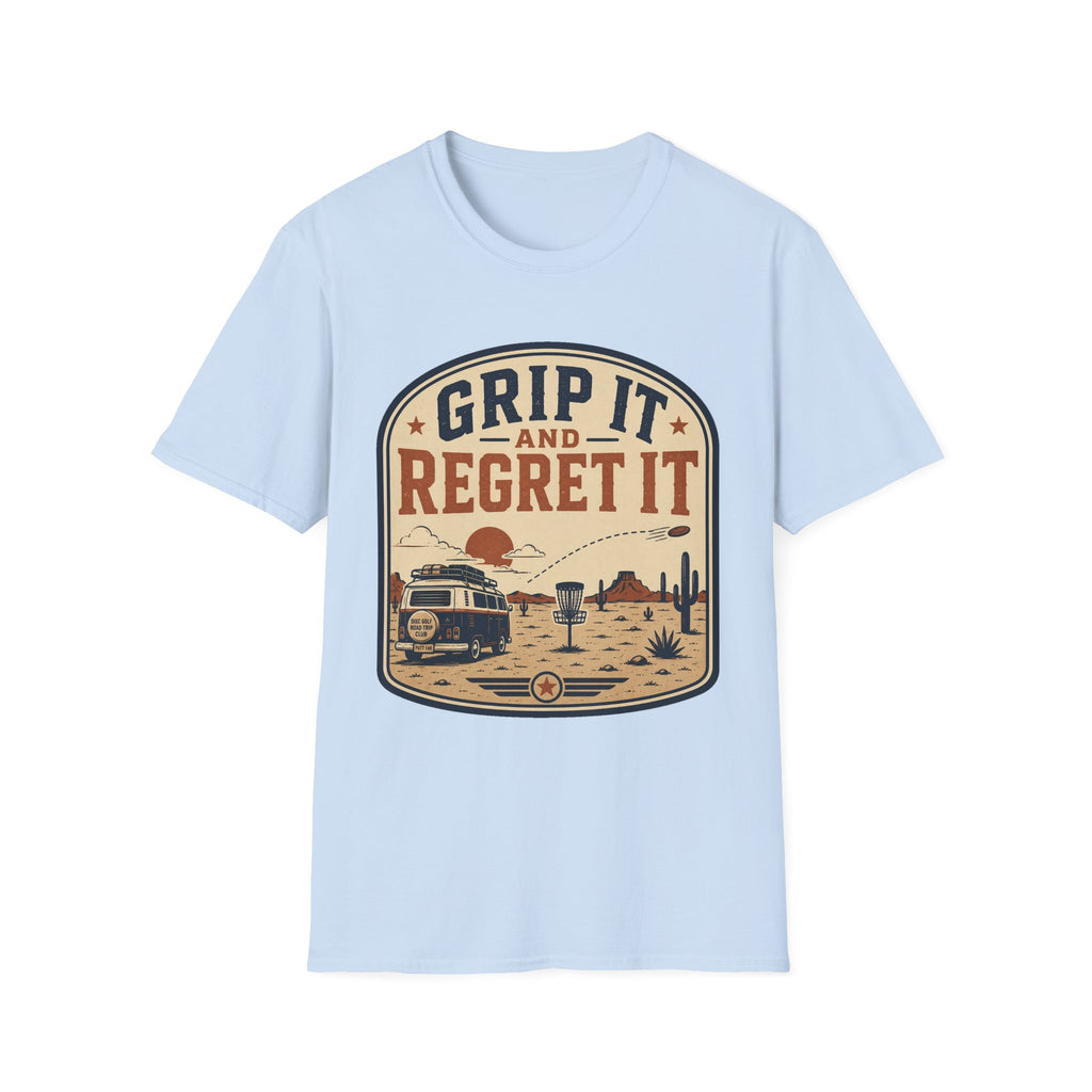Grip It and Regret It Vintage Disc Golf T-Shirt