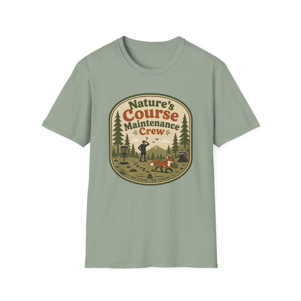 Nature Course Maintenance Vintage Disc Golf T-Shirt