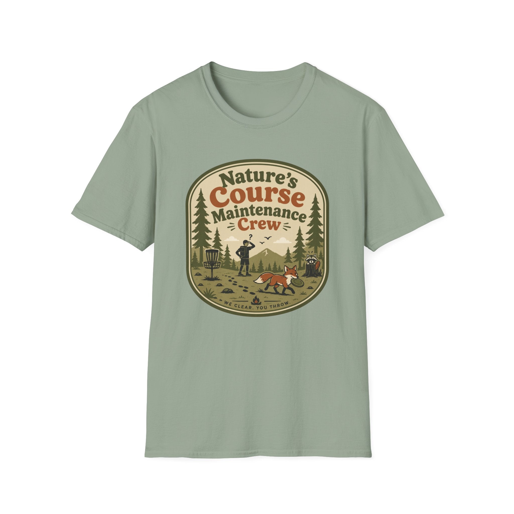 Nature Course Maintenance Vintage Disc Golf T-Shirt