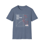 Kinetic Energy Displacement Model Vintage Disc Golf T-Shirt