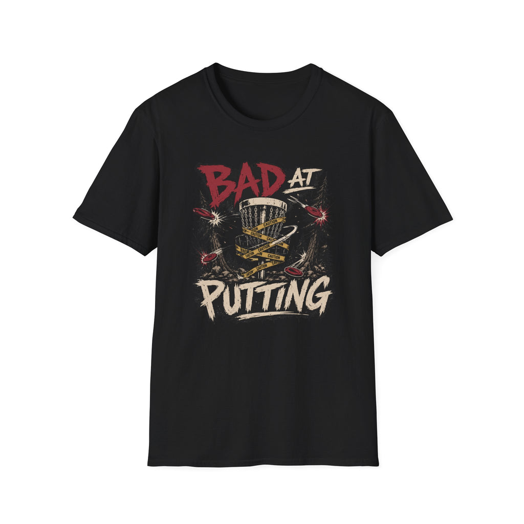 Bad at Putting Vintage Disc Golf T-Shirt