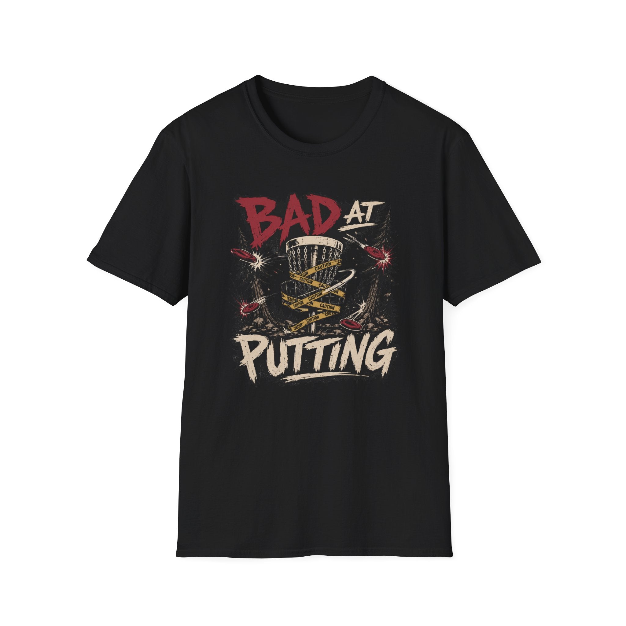 Bad at Putting Vintage Disc Golf T-Shirt
