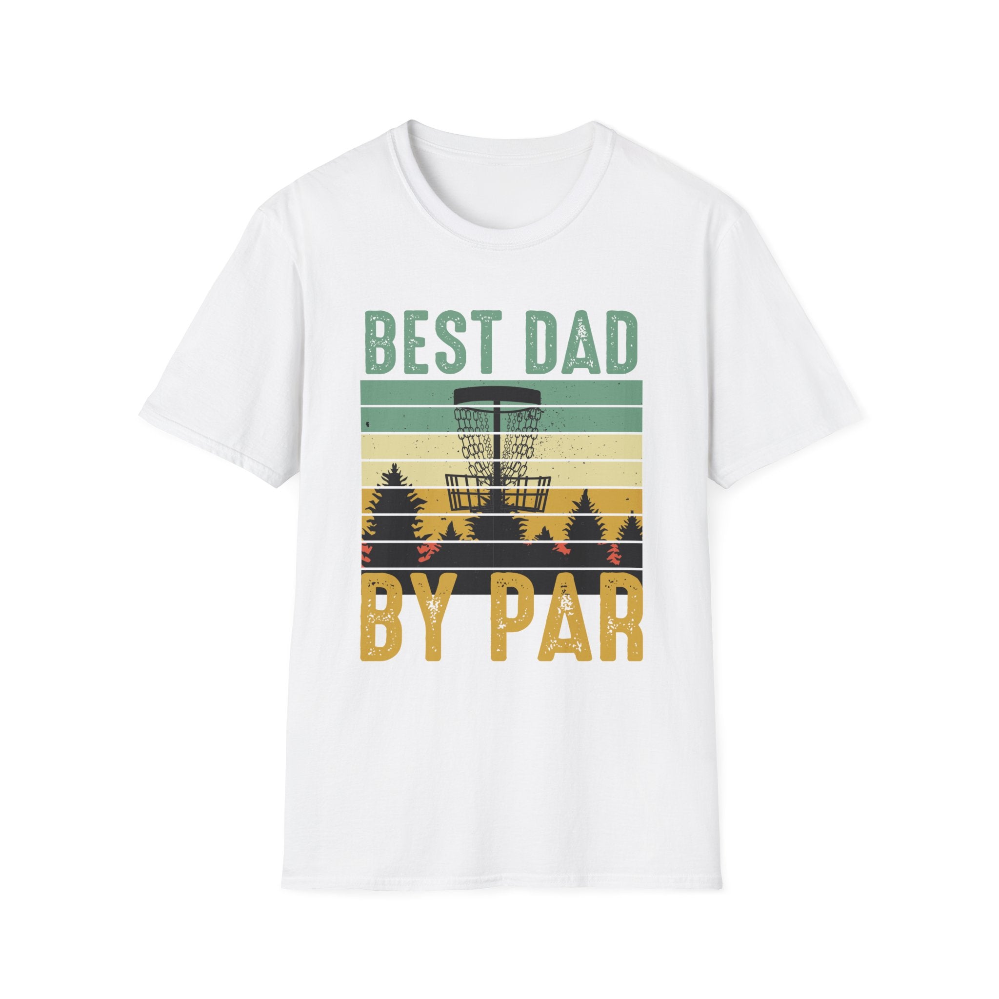 Best Dad By Par Vintage Disc Golf T-Shirt