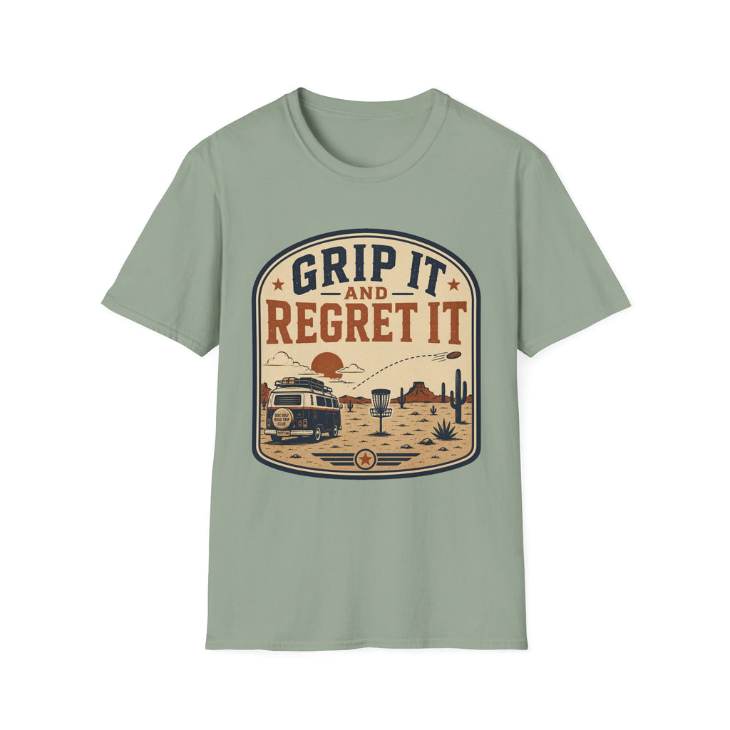 Grip It and Regret It Vintage Disc Golf T-Shirt