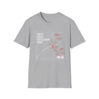 Kinetic Energy Displacement Model Vintage Disc Golf T-Shirt