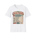 Course Cafe Menu Vintage Disc Golf T-Shirt