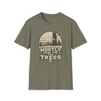 Mostly Here For the TreesVintage Disc Golf T-Shirt