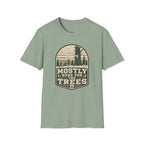 Mostly Here For the TreesVintage Disc Golf T-Shirt