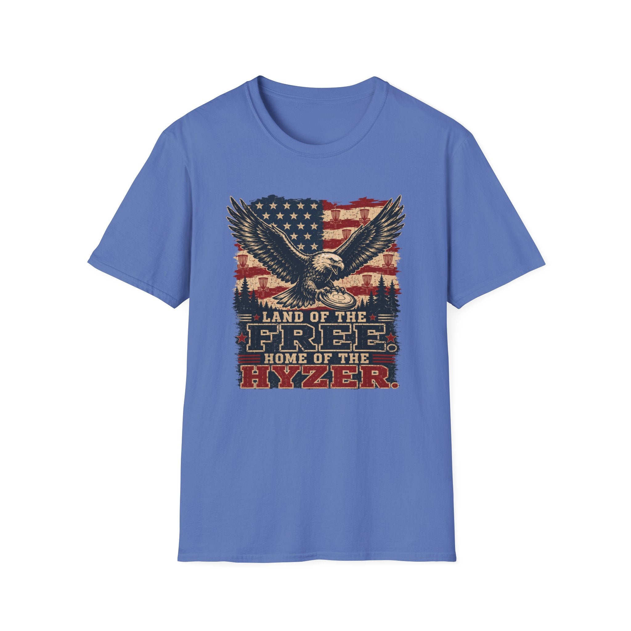 Land of the Free Vintage Disc Golf T-Shirt