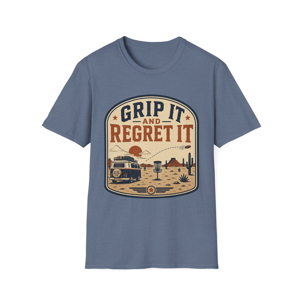 Grip It and Regret It Vintage Disc Golf T-Shirt