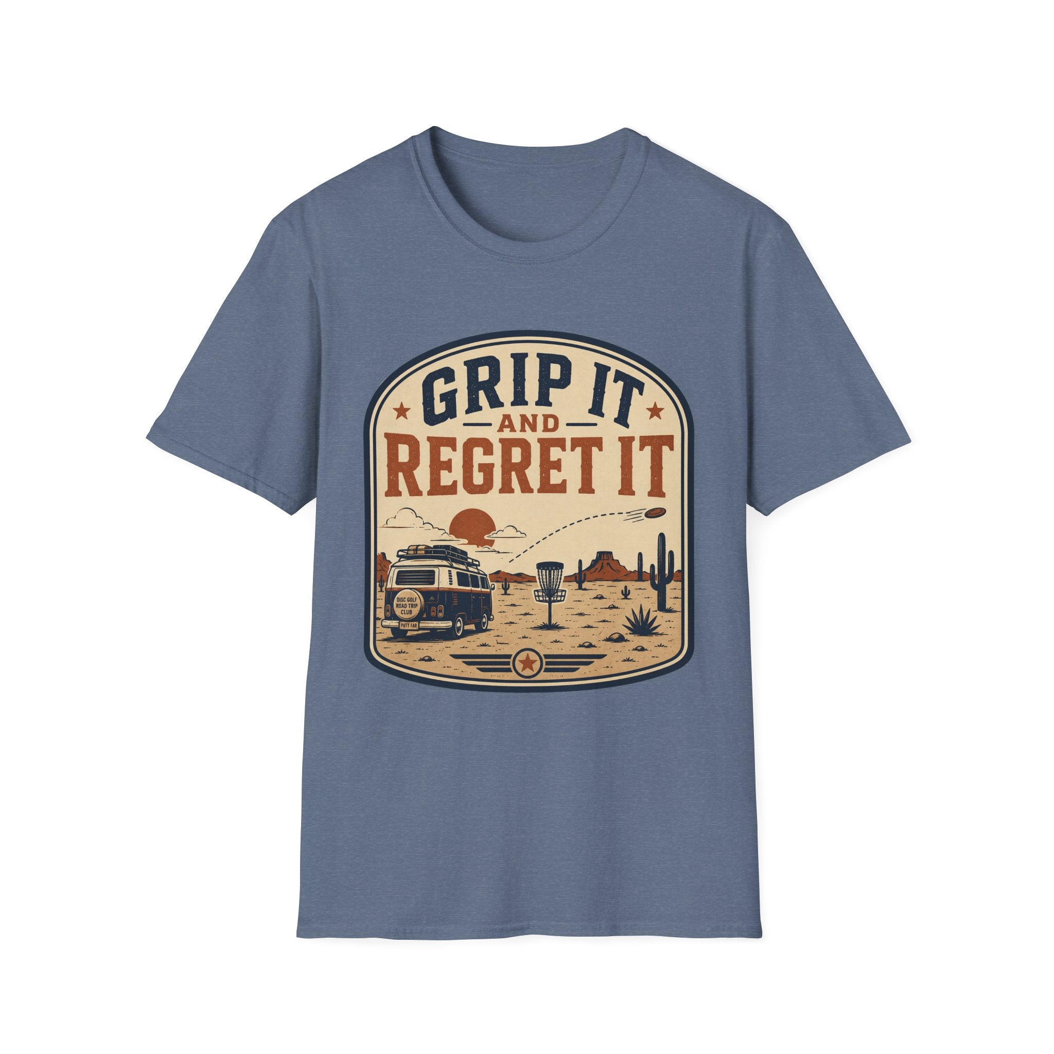 Grip It and Regret It Vintage Disc Golf T-Shirt