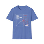 Kinetic Energy Displacement Model Vintage Disc Golf T-Shirt