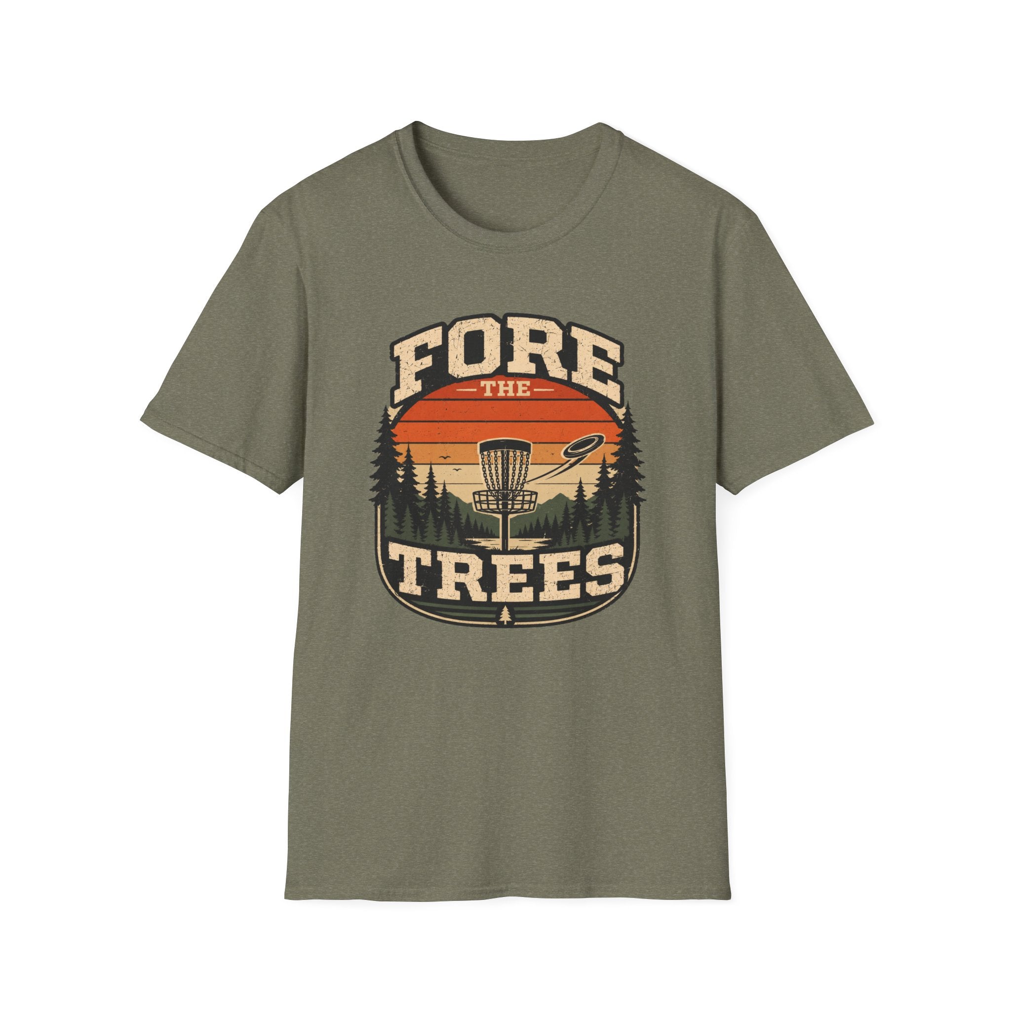 Fore the Trees Vintage Disc Golf T-Shirt