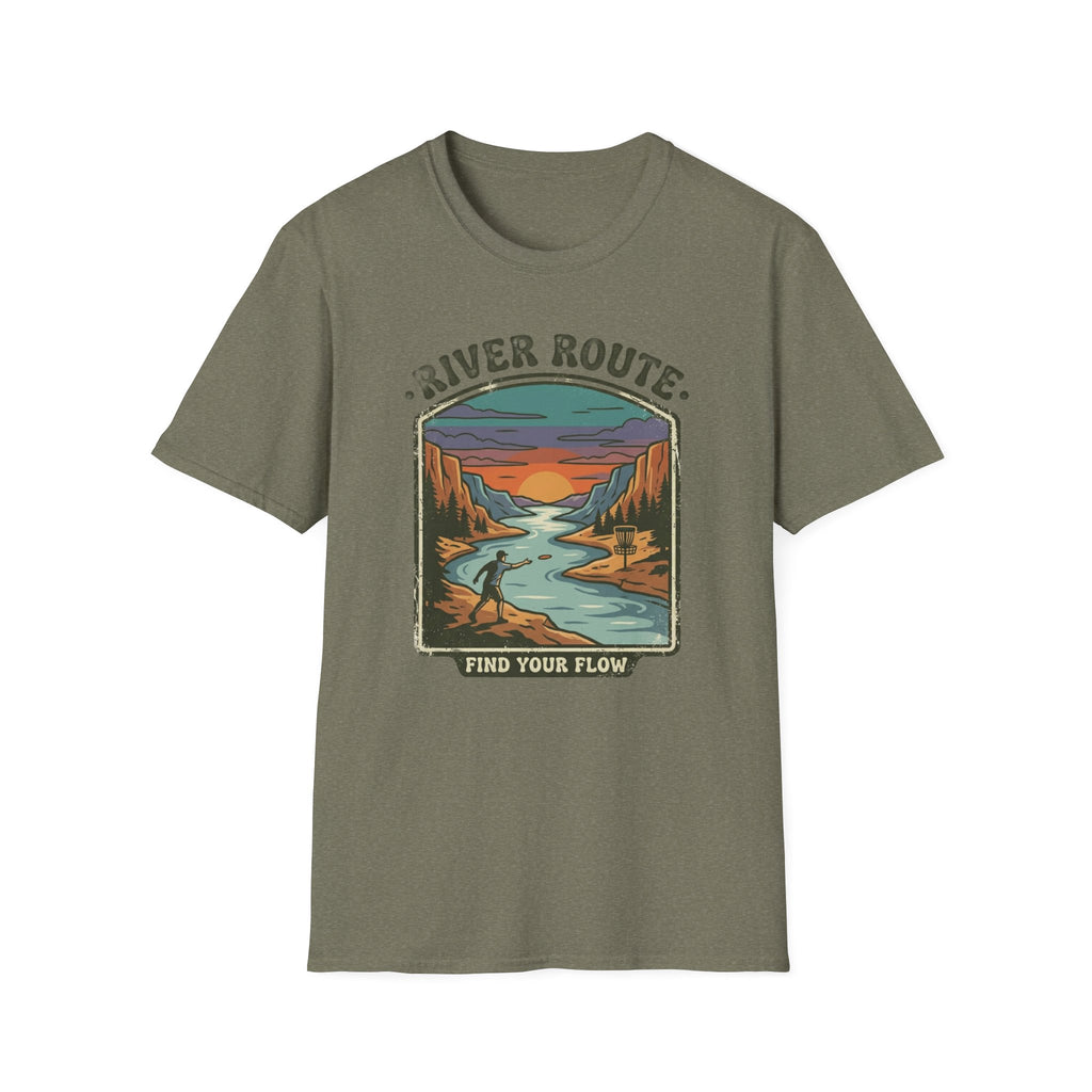 River Route Vintage Disc Golf T-Shirt