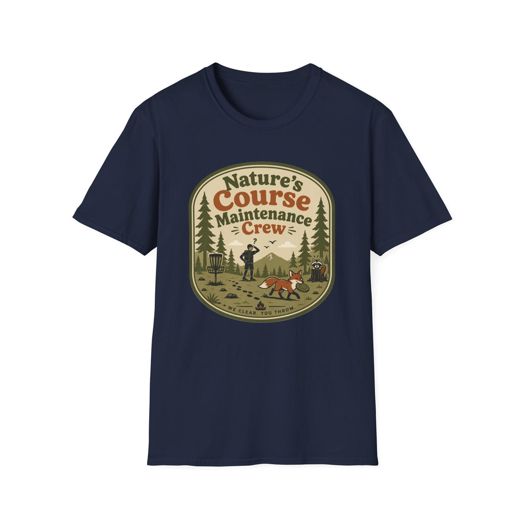 Nature Course Maintenance Vintage Disc Golf T-Shirt