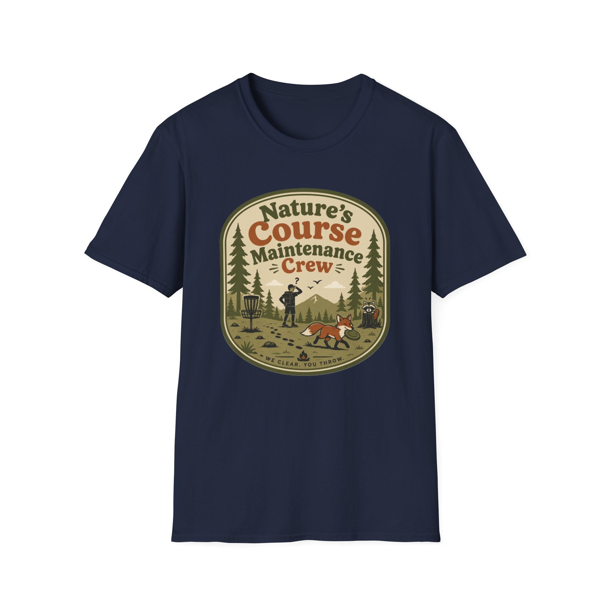 Nature Course Maintenance Vintage Disc Golf T-Shirt