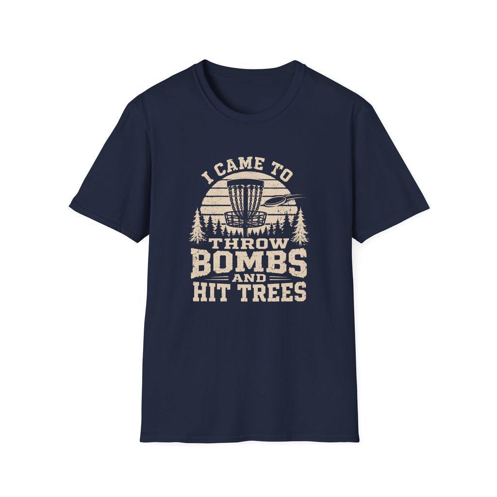 Throw Bombs Vintage Disc Golf T-Shirt