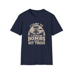 Throw Bombs Vintage Disc Golf T-Shirt