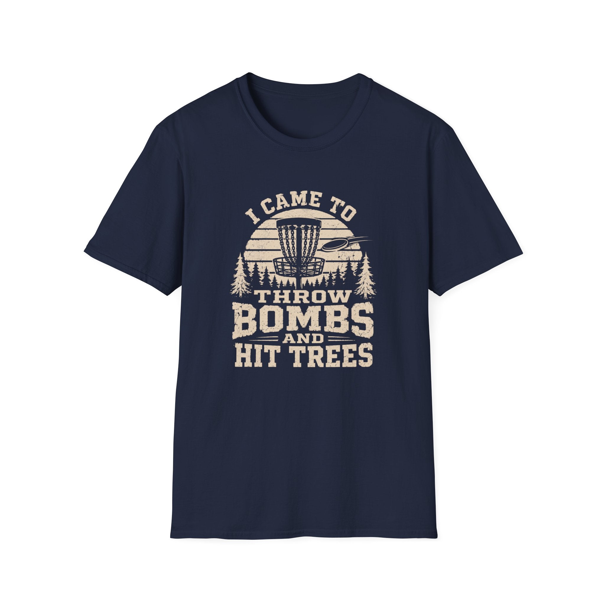 Throw Bombs Vintage Disc Golf T-Shirt