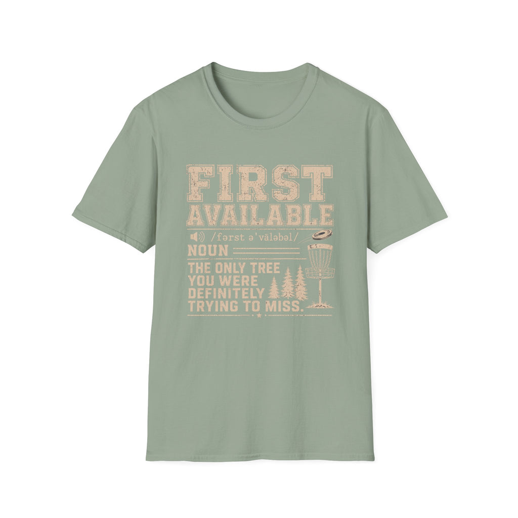 First Available Vintage Disc Golf T-Shirt