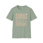 First Available Vintage Disc Golf T-Shirt