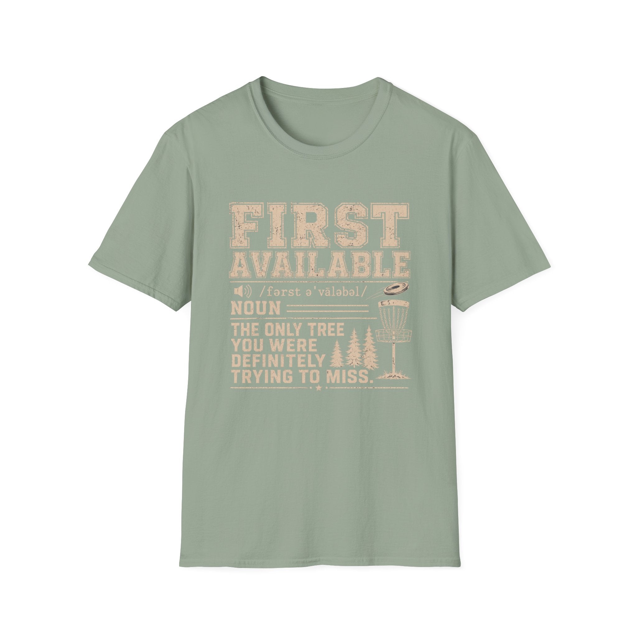 First Available Vintage Disc Golf T-Shirt