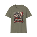 Red White and Birdies Vintage Disc Golf T-Shirt