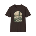 Mostly Here For the TreesVintage Disc Golf T-Shirt