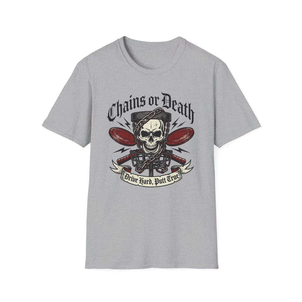 Chains or Death Vintage Disc Golf T-Shirt