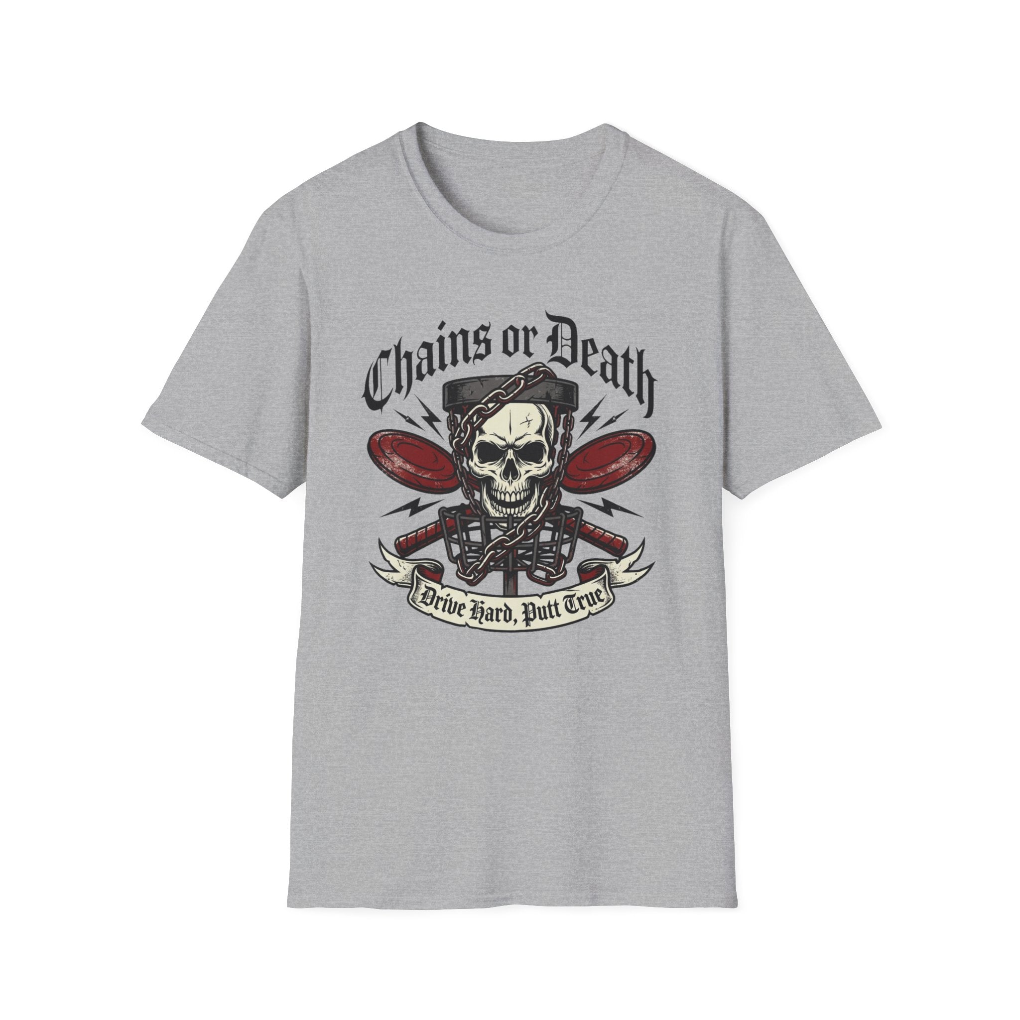 Chains or Death Vintage Disc Golf T-Shirt