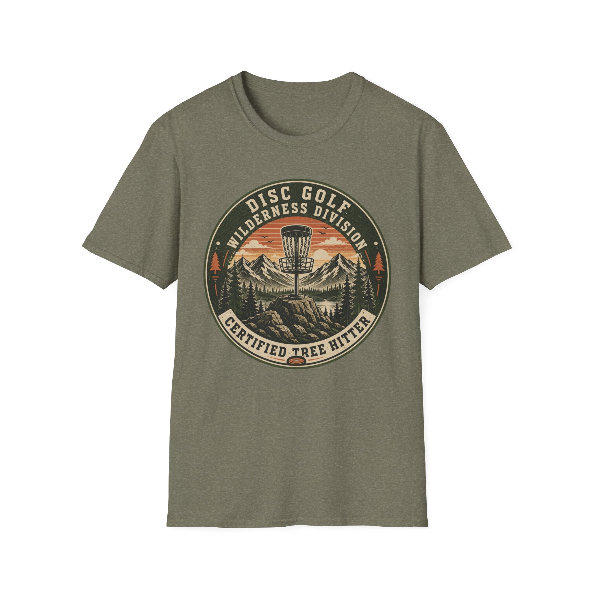 Disc Golf Wilderness Division Vintage Disc Golf T-Shirt