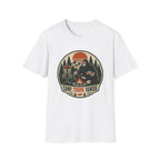 Camp, Throw, Vanish Vintage Disc Golf T-Shirt